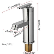 1 Pcs Bathroom Faucet Single Handle Hot & Cold Mixer Faucet Wash Basin Deck Mounted Water Taps for Kitchen Bathroom