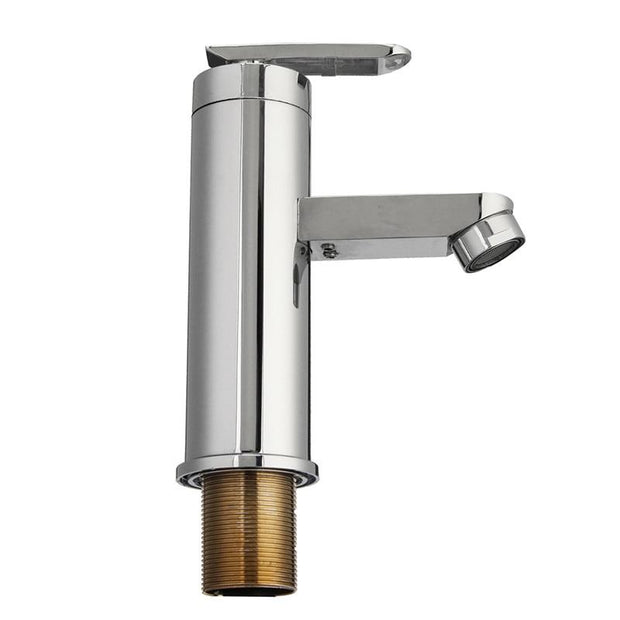 1 Pcs Bathroom Faucet Single Handle Hot & Cold Mixer Faucet Wash Basin Deck Mounted Water Taps for Kitchen Bathroom