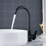 Black Modern Basin Faucets Sink Mixer Taps Kitchen Bathroom Taps Single Lever Faucet Black basin mixer