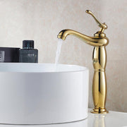 Gold bathroom faucet tall faucet brass chrome bathroom taps rose gold taps mixers faucets